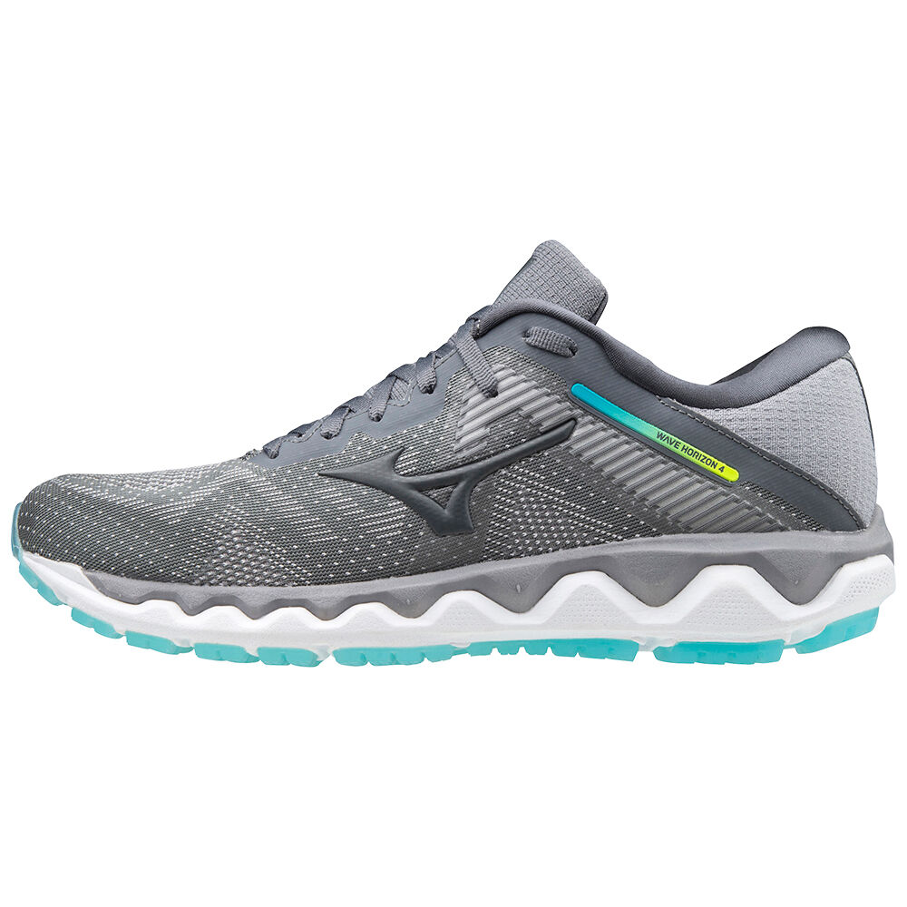 Womens Mizuno Wave Horizon 4 Running Shoes Grey Philippines (DSNUAM359)